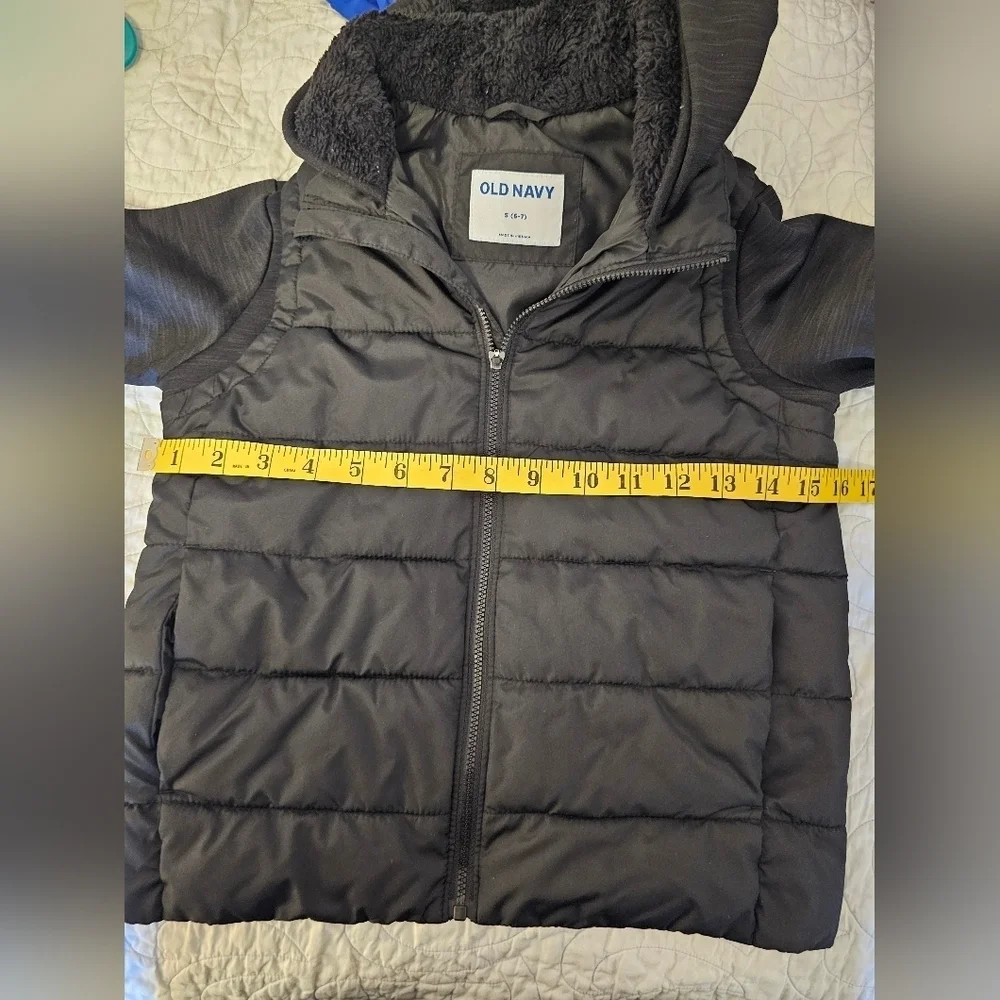Old Navy Jacket & GAP Sweat Shirt Little Boys Size S and S 6-7